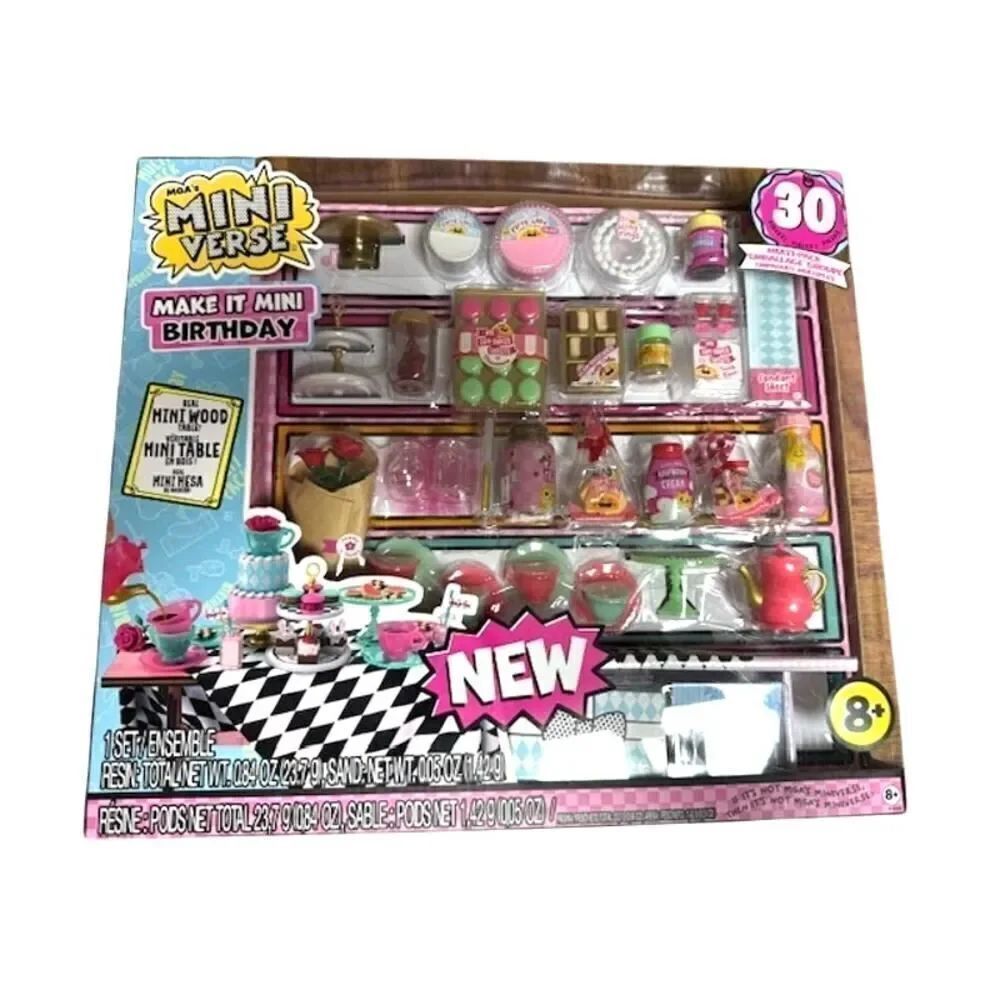 Miniverse Make It Mini Birthday Multipack 30 Pcs 5 Recipes New Release Exclusive